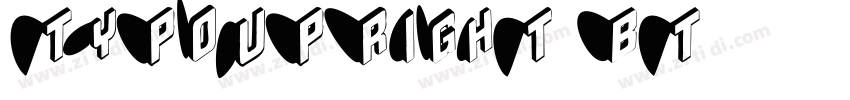TypoUpright BT字体转换